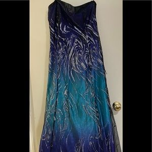 NV Couture Multi colored gown